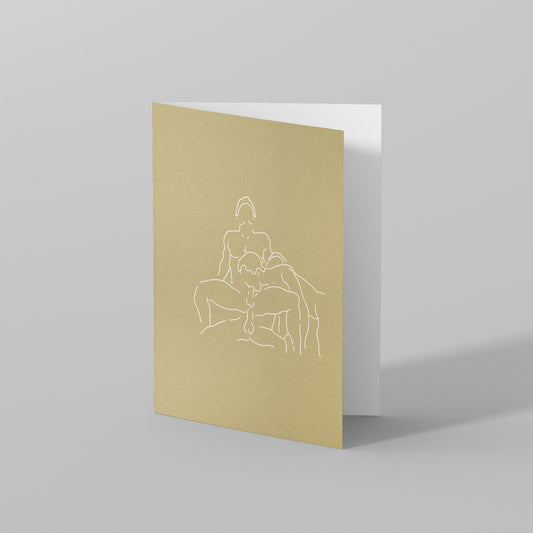 Carte de voeux — Silhouette #106