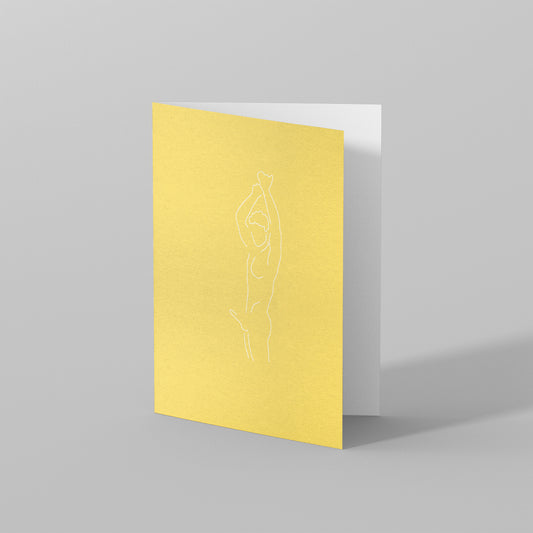 Carte de voeux — Silhouette #154